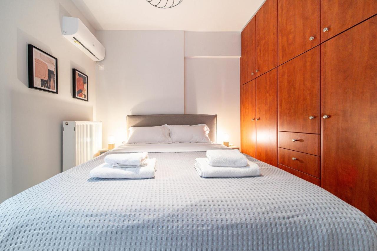 Per56 By Smart Cozy Suites - Right Next To The Metro - Parking - Available 24Hr 雅典 外观 照片